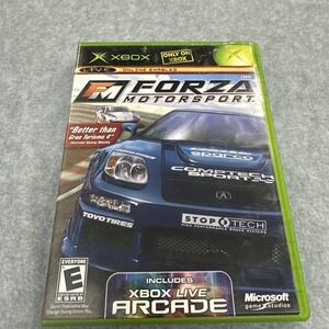 Xbox Live Forza Motorsport (Microsoft 2005) With Manual